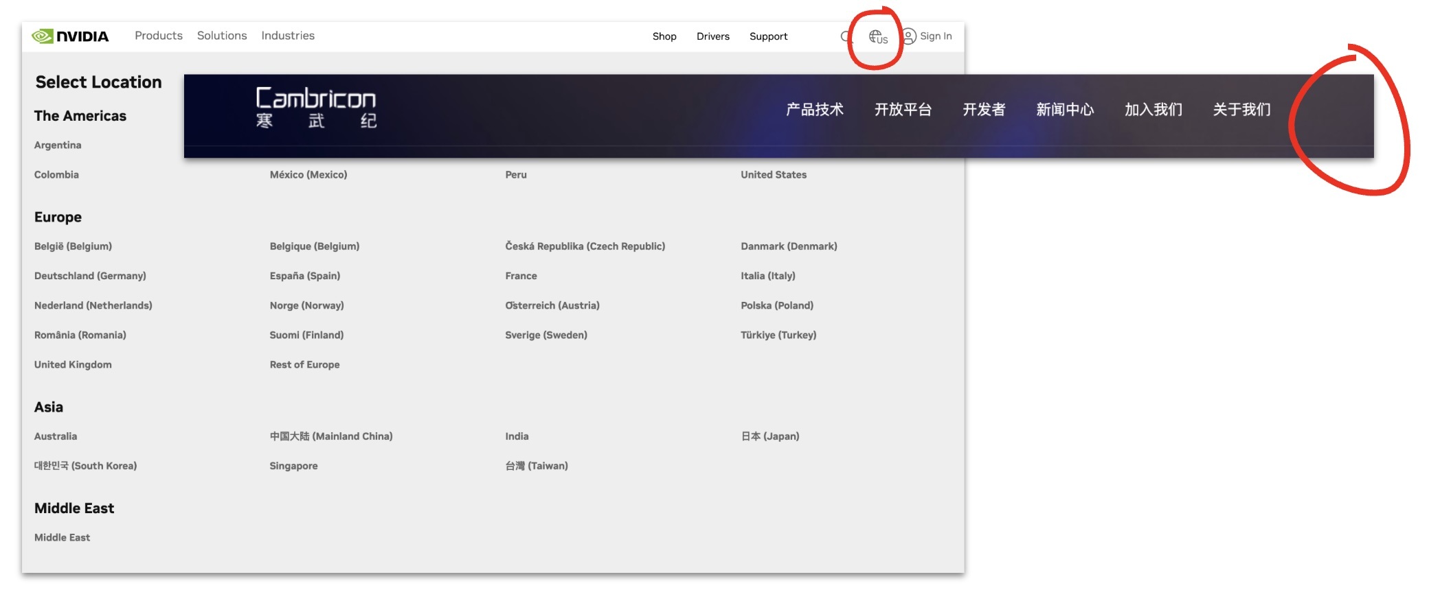 Missing language switcher
